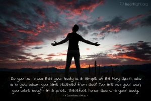 Today’s Verse – 1 Corinthians 6:19-20