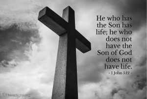 Today’s Verse – 1 John 5:12