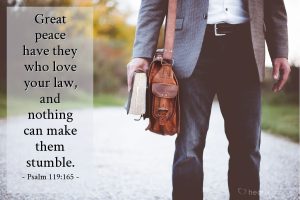 Today’s Verse – Psalm 119:165