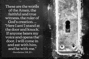 Today’s Verse – Revelation 3:14, 20