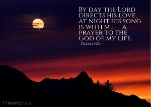 Today’s Verse – Psalm 42:8