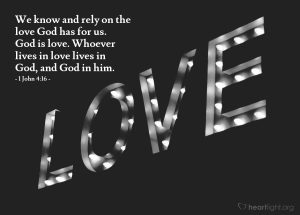 Today’s Verse – 1 John 4:16