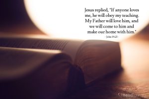Today’s Verse – John 14:23