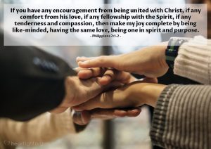 Today’s Verse – Philippians 2:1-2