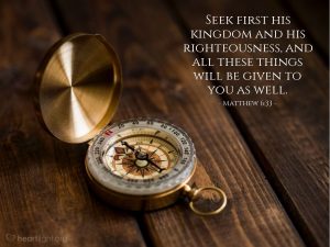 Today’s Verse – Matthew 6:33