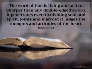 Today’s Verse – Hebrews 4:12
