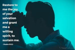 Today’s Verse – Psalm 51:12